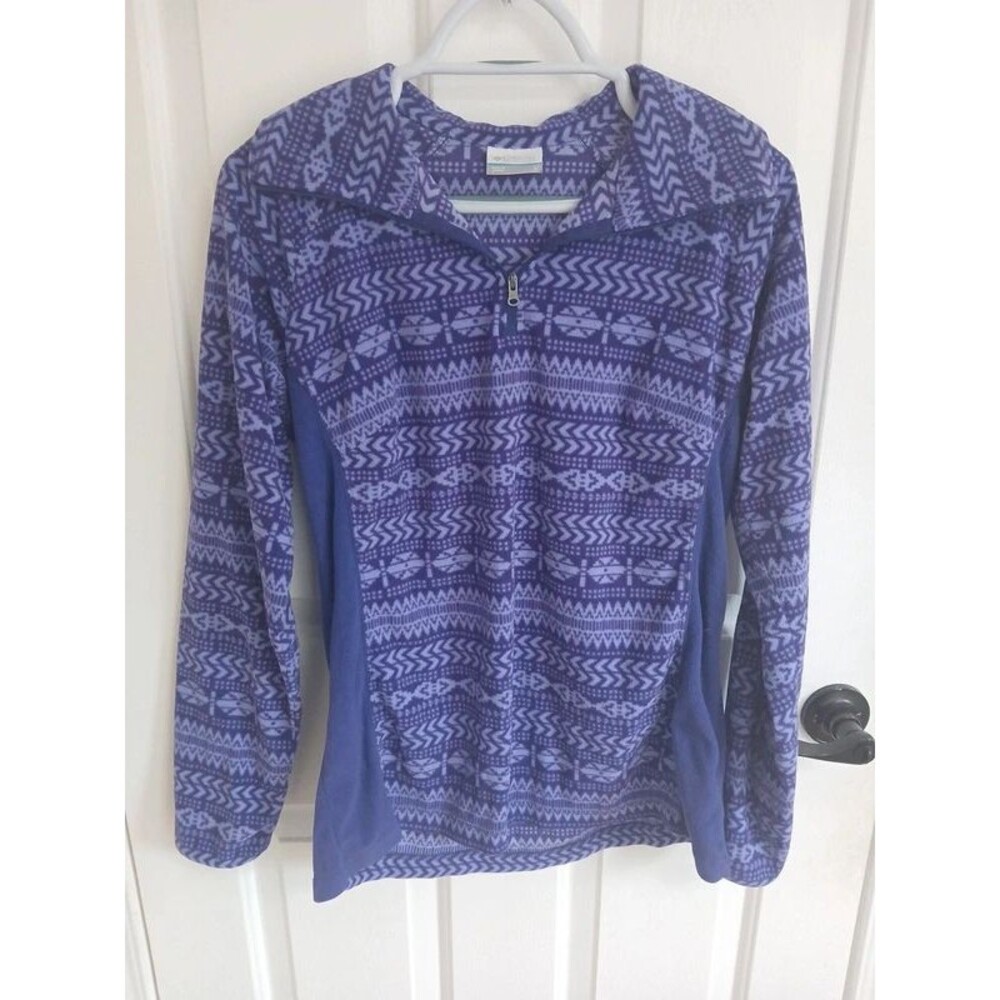 Pretty Columbia Sz L Purple Fleece